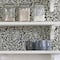 Wallpops Charcoal Sleepy Owls Peel & Stick Wallpaper